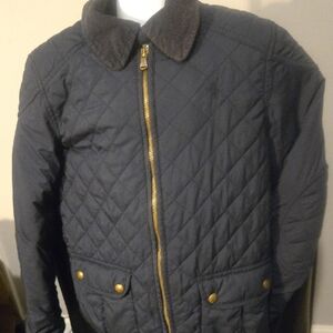 Boys Quilted Polo RL Jacket